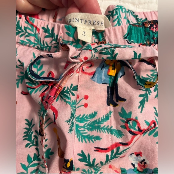 NWTs Printfresh Nutcracker pajama set. Long sleeve top with shorts. Size small - Picture 3 of 8